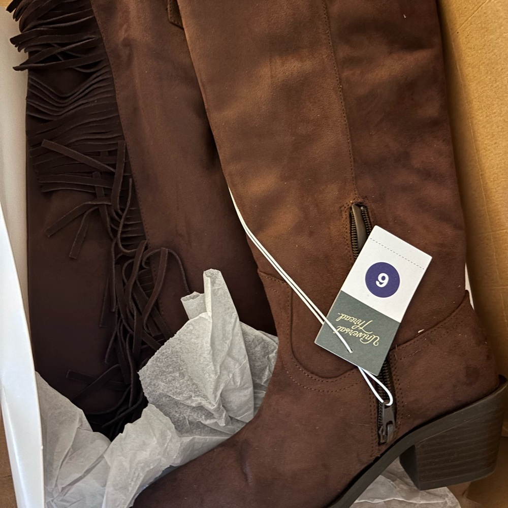 Universal Thread Patsy Tall Brown Western Style F… - image 4